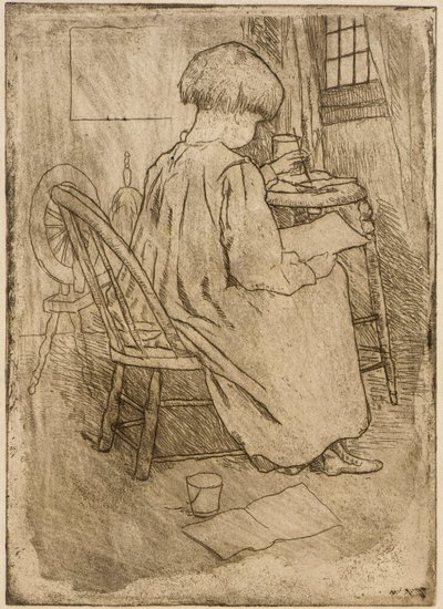 Den lilla konstnären av J. Alden Weir