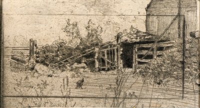 Webb-gården av J. Alden Weir