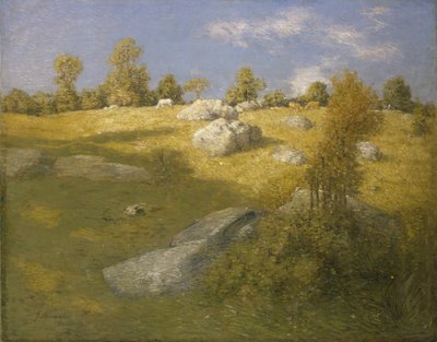 Upland betesmark av J. Alden Weir
