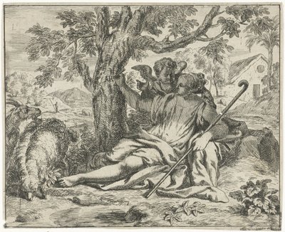 Ängeln visar sig för Hagar av J. Alexander Janssens