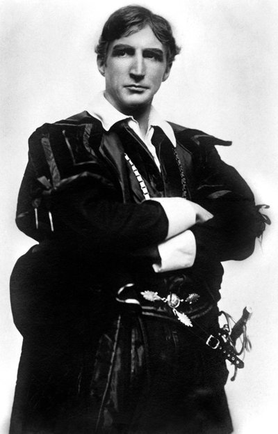 Jerrold Robertshaw 1866-1941, engelsk skådespelare, tidigt 1900-tal. av J. Beagles and Co.
