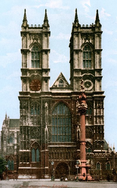 Westminster Abbey, London, tidigt 1900-tal. av J. Beagles and Co.
