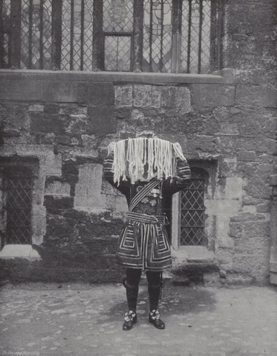 Delar ut Maundy Money, Yeoman bär allmosor av J. Benjamin Stone