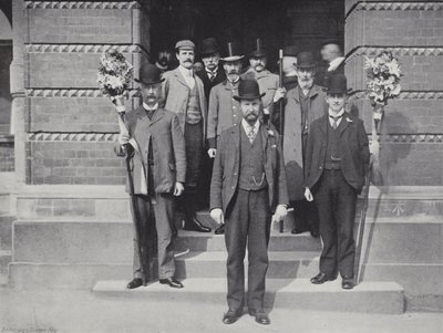 Hocktide på Hungerford, Constable och Tutti Men av J. Benjamin Stone