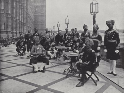 Indiska representanter vid King Edwards Coronation av J. Benjamin Stone