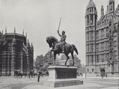 Staty av Richard I av J. Benjamin Stone