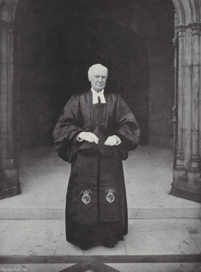 Kapellan av underhuset, ärkediakon Wilberforce (s/v foto) av J. Benjamin Stone