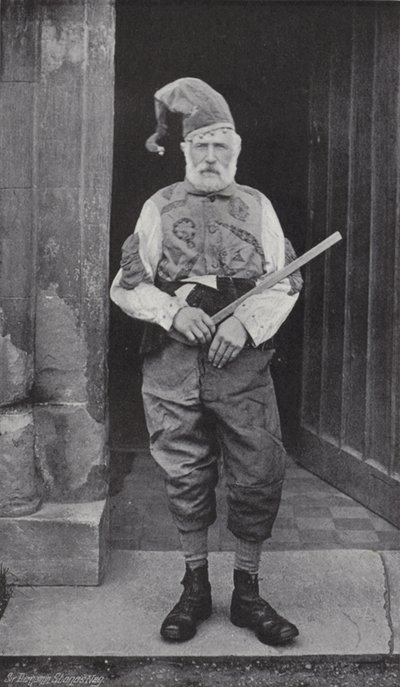 The Horn Dance, Abbots Bromley, the Fool och Robin Hood av J. Benjamin Stone
