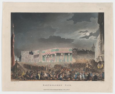 Bartholomew Fair, 1 februari 1808., 1 februari 1808. av J. Bluck