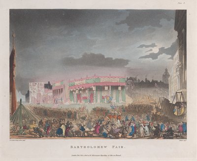 Bartholomew Fair, 1 februari 1808., 1 februari 1808. av J. Bluck