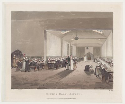 Matsal, Asylum, 1 februari 1808., 1 februari 1808. av J. Bluck