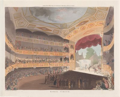 Royal Circus, 1 maj 1809., 1 maj 1809. av J. Bluck