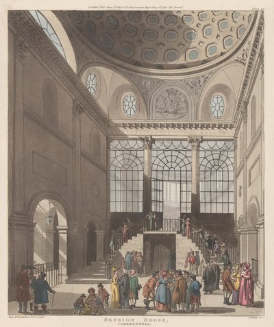 Session House, Clerkenwell, 1 juni 1809., 1 juni 1809. av J. Bluck