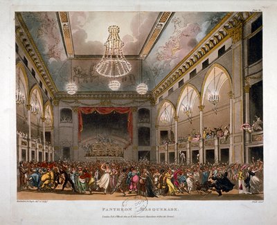 Pantheon, Oxford Street, Westminster, 1809 av J Bluck