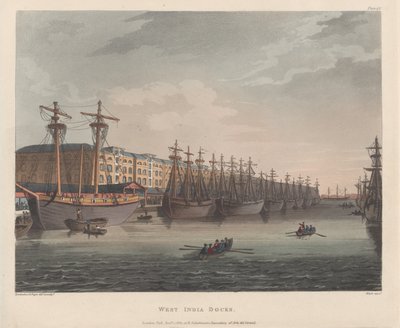 West India Docks, 1 januari 1810, 1 januari 1810. av J. Bluck