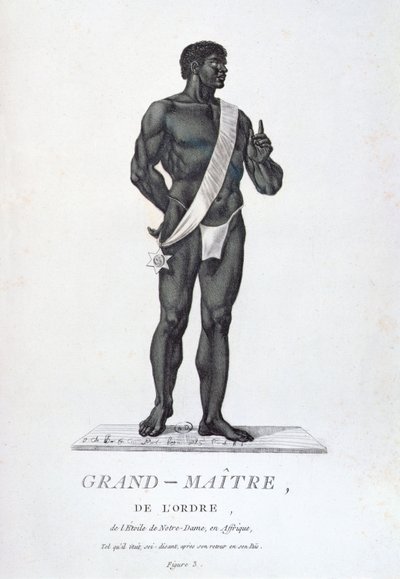 Stormästare i Notre-Dame-orden i sitt lands dräkt, från "Recueil de Tous Les Costumes des Ordres Religieux et Militaires", publicerad 1785. av J. C. Bar