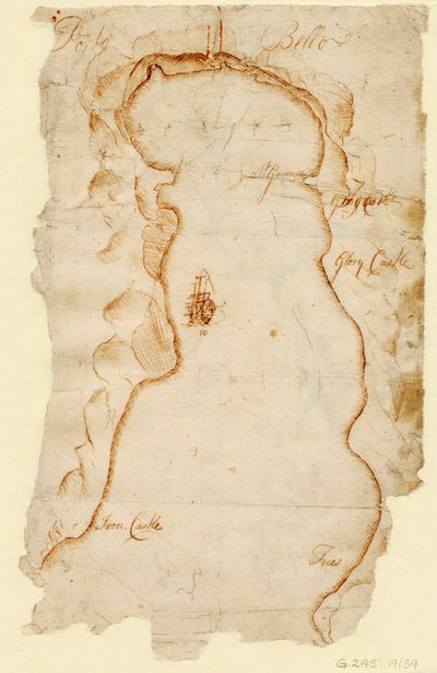 Portobelo, ca 1740 (papper) av J. C. Morris