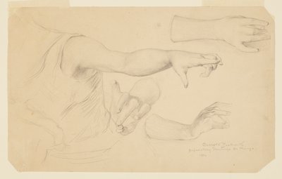 Studies of Hands for Dome of Manufactures och Liberal Arts Building, World