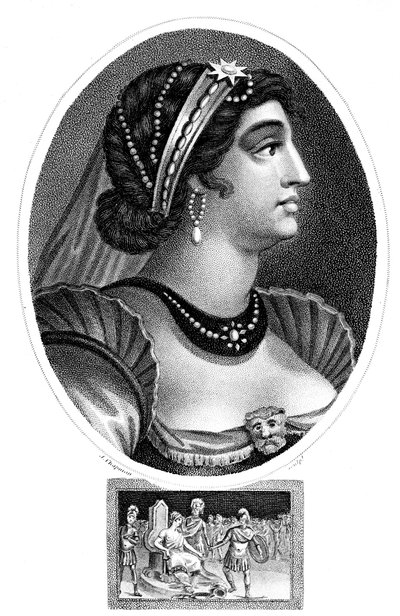 Kleopatra, drottning av Egypten, 1804. av J. Chapman
