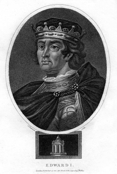 Edward I av England, 1804. av J. Chapman