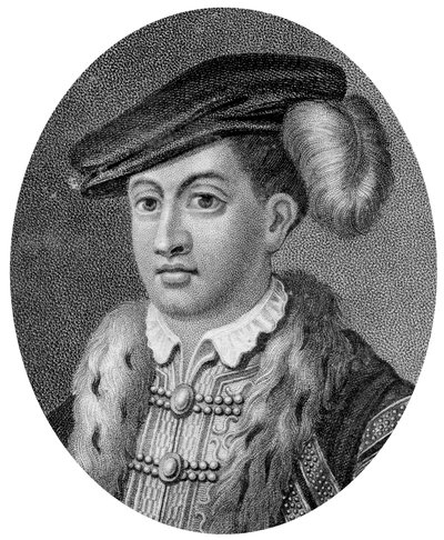 Edward VI, kung av England, 1804. av J. Chapman