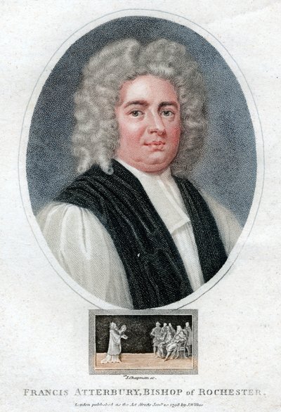 Francis Atterbury, engelsk man av bokstäver, politiker och biskop, 1798. av J. Chapman