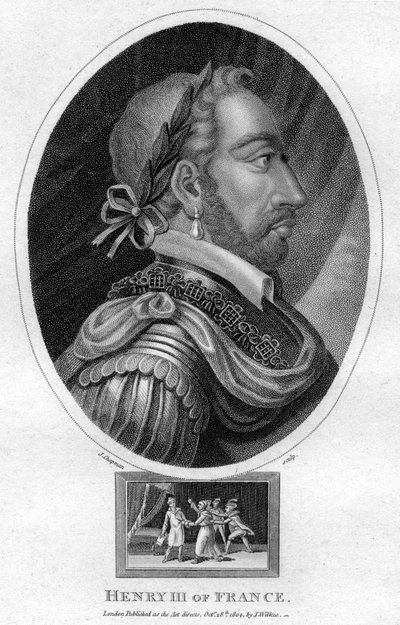 Henrik III, kung av Frankrike, 1804. av J. Chapman