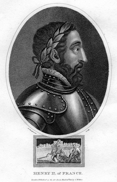 Henrik II, kung av Frankrike, 1805. av J. Chapman