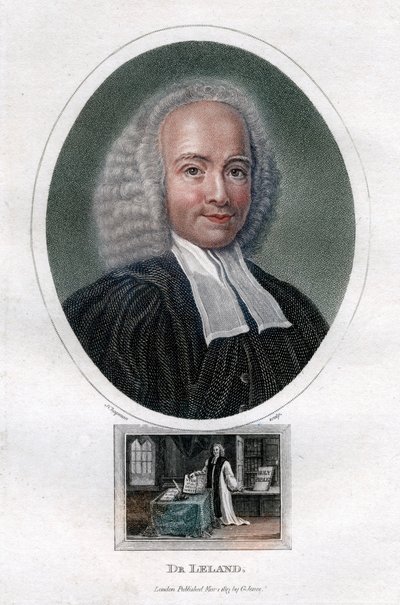 John Leland, engelsk presbyteriansk minister på 1700-talet och författare till teologiska verk, 1813. av J. Chapman