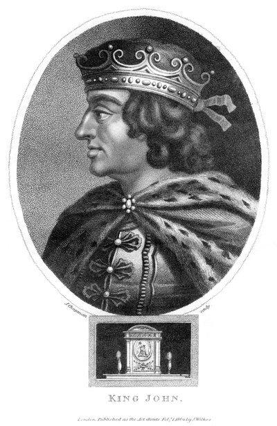 Kung Johannes 1167-1216, 1804. av J. Chapman