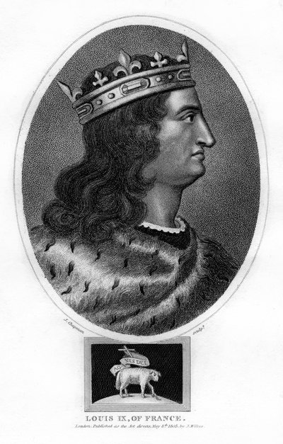Ludvig IX, kung av Frankrike, 1805. av J. Chapman