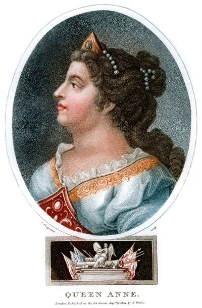 Drottning Anne 1665-1714, 1804. av J. Chapman