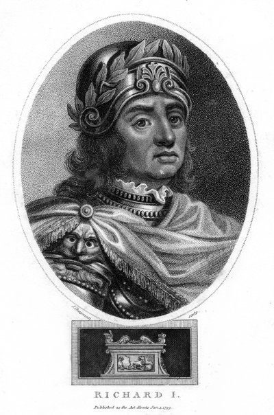 Richard I, kung av England, 1799. av J. Chapman