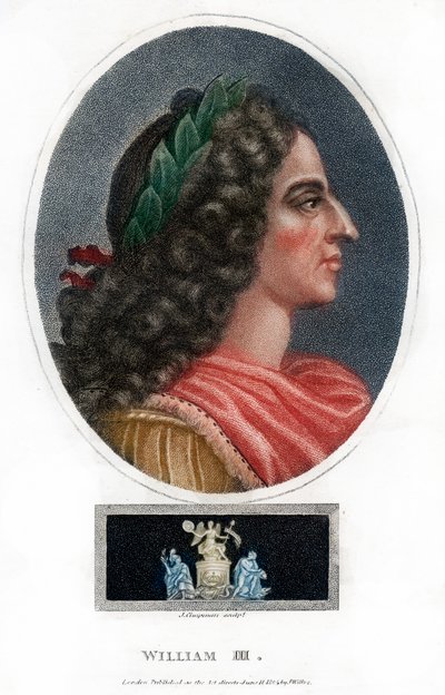 William III, kung av England, Skottland och Irland, 1804. av J. Chapman