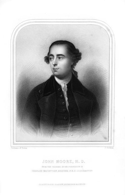 John Moore, skotsk läkare och författare, 1870. av J. Cochran
