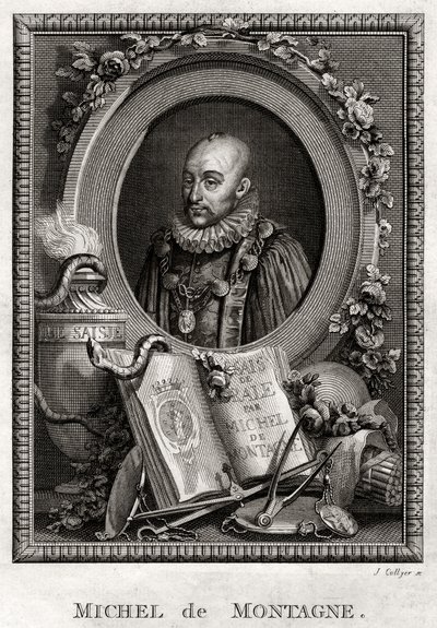 Michel de Montaigne, 1775 av J. Collyer