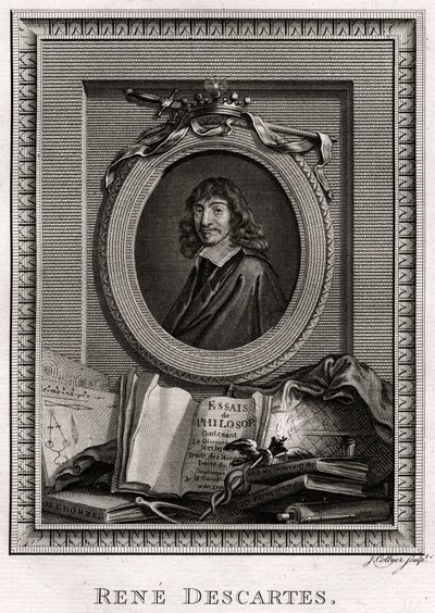 René Descartes, 1775 av J. Collyer