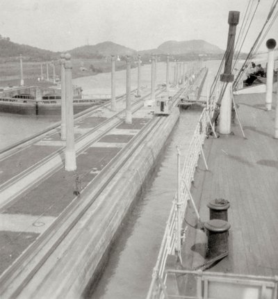 SS Orbita, Panamakanalen, Panama, 1900-talet av J. Dearden Holmes