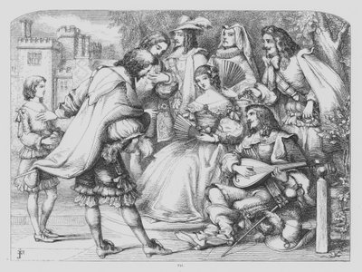 John Milton, LAllegro (gravyr) av J. Franklin