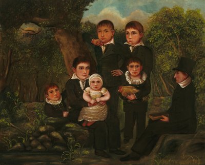Abraham Clark och hans barn av J. H.