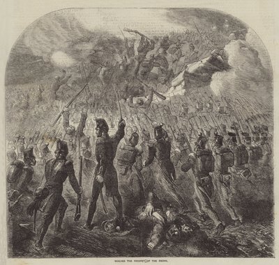 Skalning av Redans bröstvärn av J. H. Nicholson