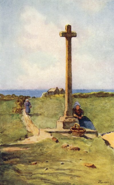 Oratorium av Jacques Cartier (färg litho) av J. Hardwicke Lewis