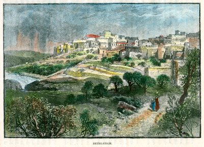 Betlehem, Palestina, c1885. av J Harmsworth