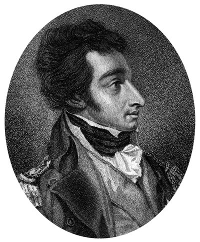 Amiral Sir William Sydney Smith 1764-1840, sjöbefälhavare, 1837. av J. Hopwood