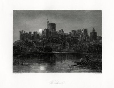 Windsor Castle, Berkshire, 1800-talet av J. Horsburgh