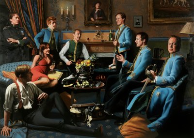 Portrait of a Mess, 2000-2010 (olja på duk) av J Hugh L Beattie