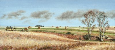 SCOUTING, 2018 (oljemålning) av J Hugh L Beattie