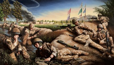 The Break In, 2010-2015 (olja på duk) av J Hugh L Beattie