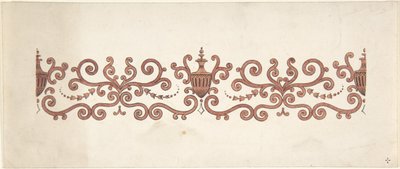 Design för paneldekoration, 1828-40. av J Hulme