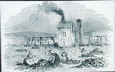 Brytning och sortering av kopparmalmer från 